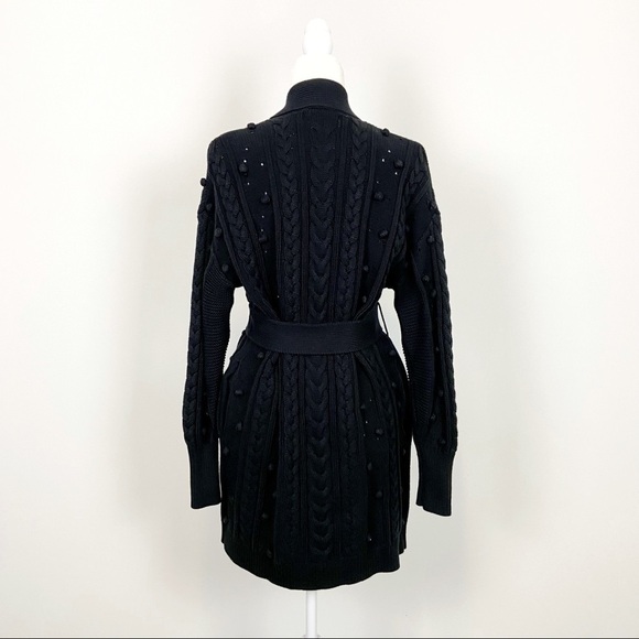 NICHOLAS Cozy Grandpa Cardigan Black - Picture 5 of 10